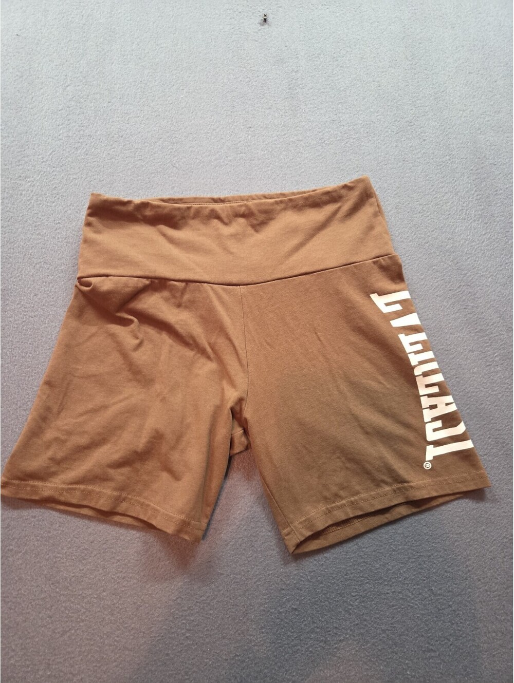 women's brown athletic shorts by Everlast size S